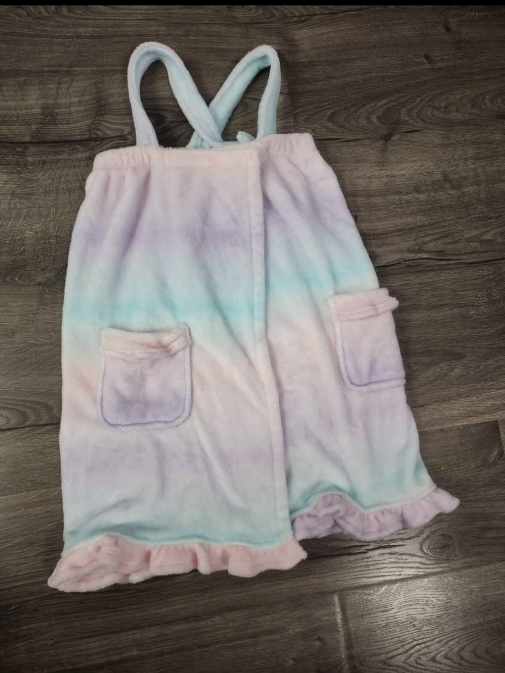 More Than Magic Pastel Ombre Wrap Plush Robe - Size S/M